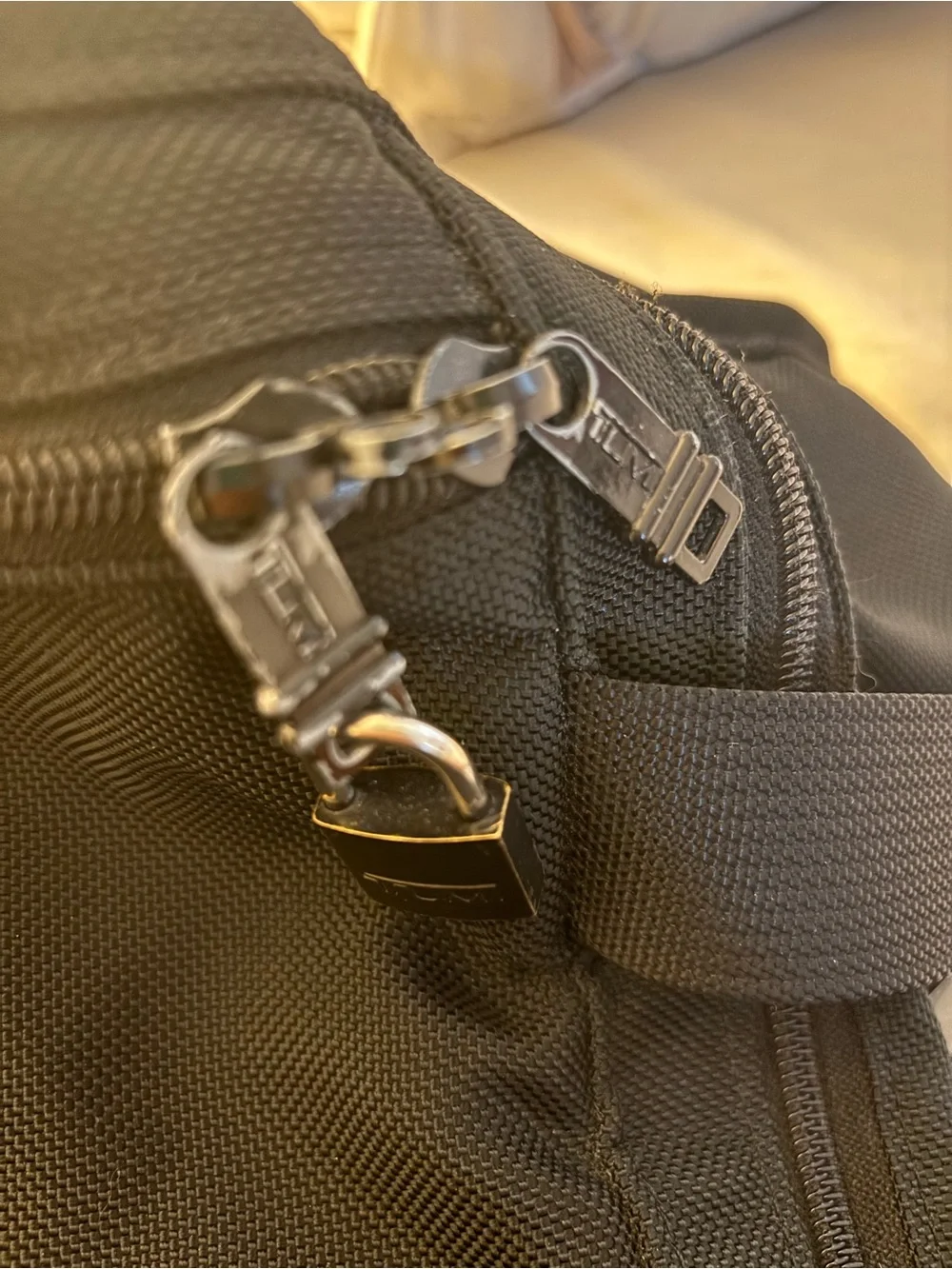 Black TUMI Duffel Bag - Versatile Travel & Gym Carry